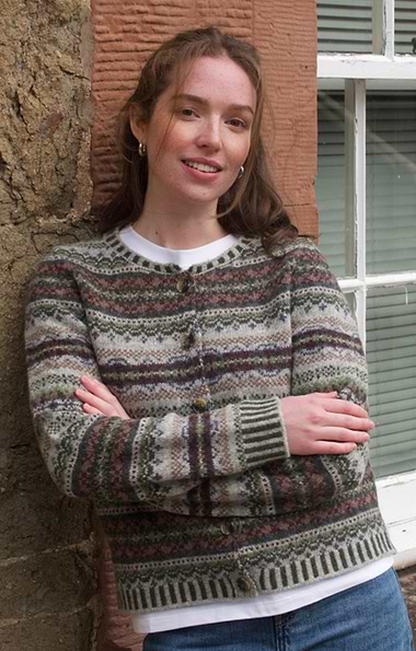Ladies Eribe Westray Fairisle Cardigan