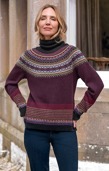 Ladies Ladies Alpine Roll Sweater