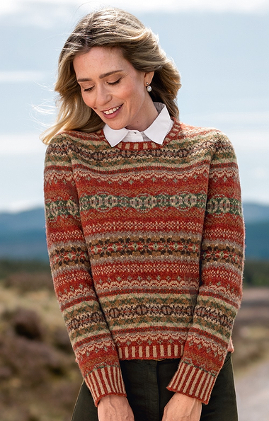Ladies Eribe Westray Fairisle Sweater