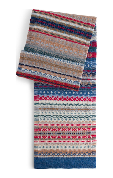 Ladies Eribe Merino Fairisle Scarf
