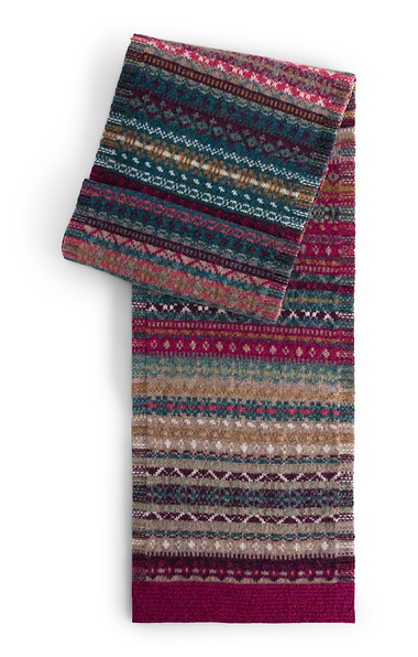 Ladies Eribe Merino Fairisle Scarf