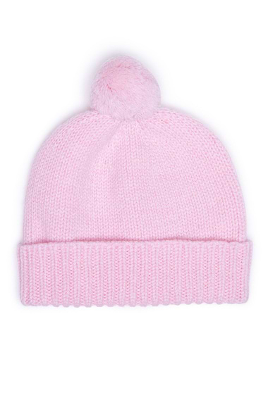 Cashmere Baby Bobble Bonnet