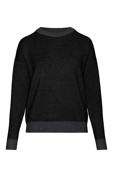 Ladies Knitted Crew Neck Jumper