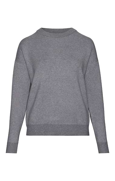 Ladies Knitted Crew Neck Jumper