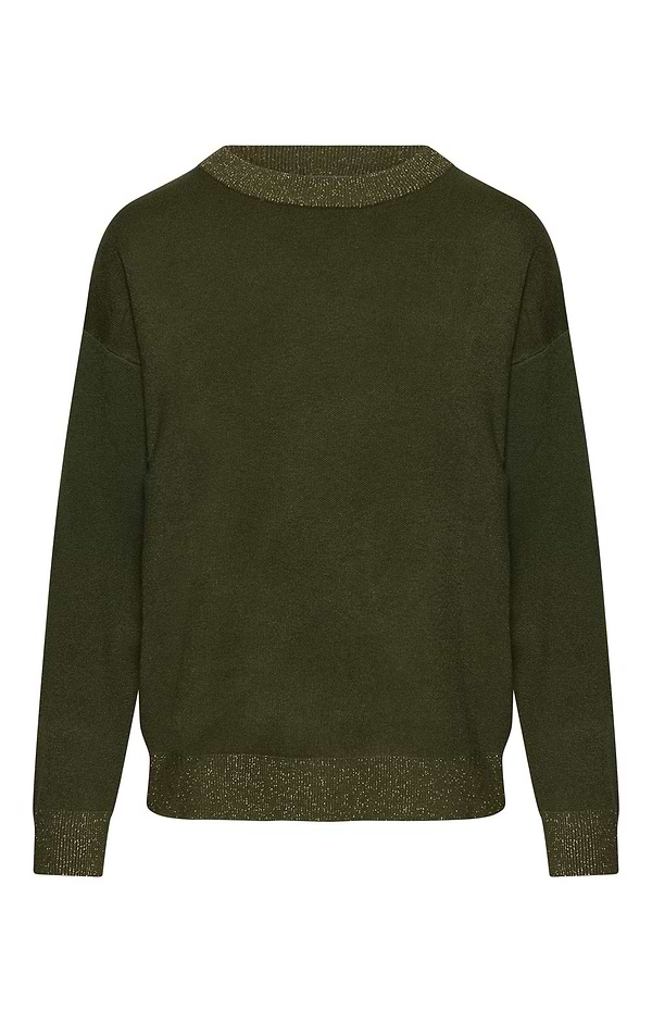 Ladies Knitted Crew Neck Jumper