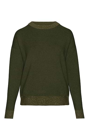 Ladies Knitted Crew Neck Jumper