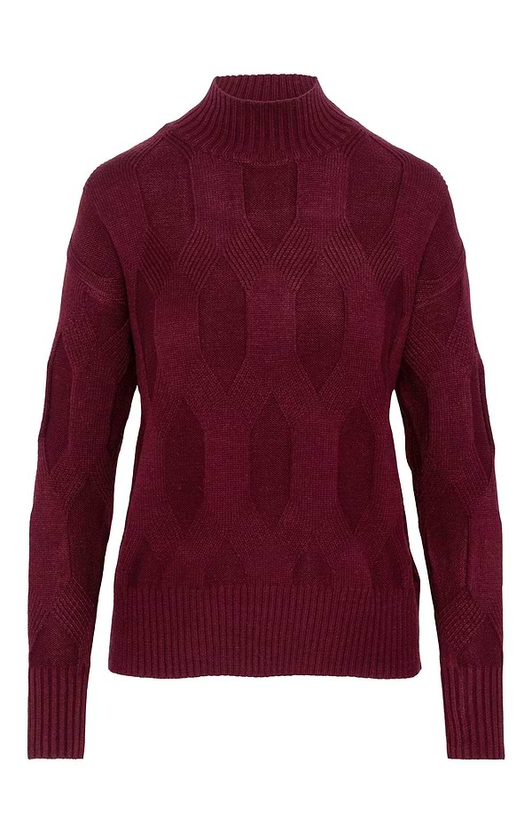 Ladies Cashmere-Blend Turtleneck