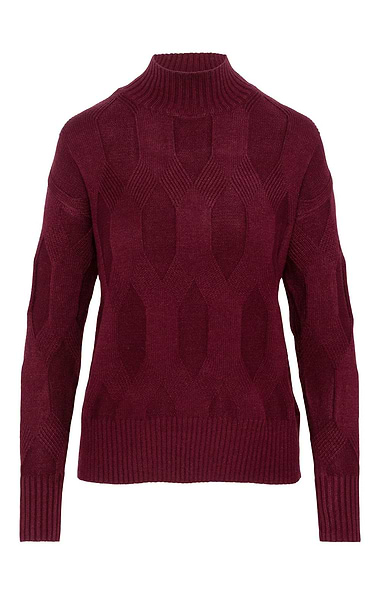 Ladies Cashmere-Blend Turtleneck