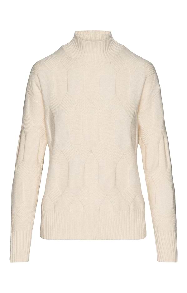 Ladies Cashmere-Blend Turtleneck