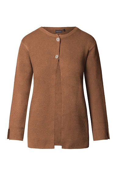 Ladies Jewel Button Cardigan
