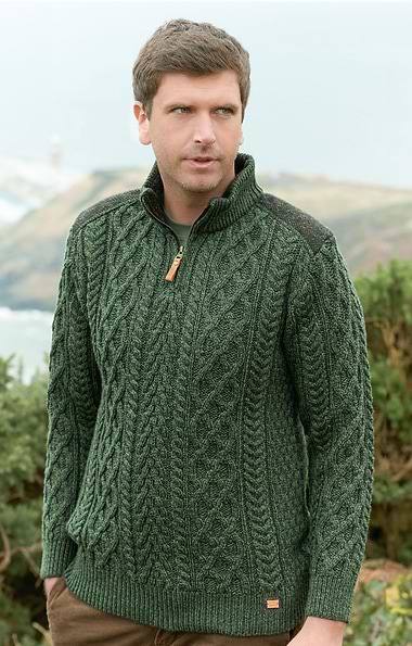 Men's Curracloe T-Zip Sweater