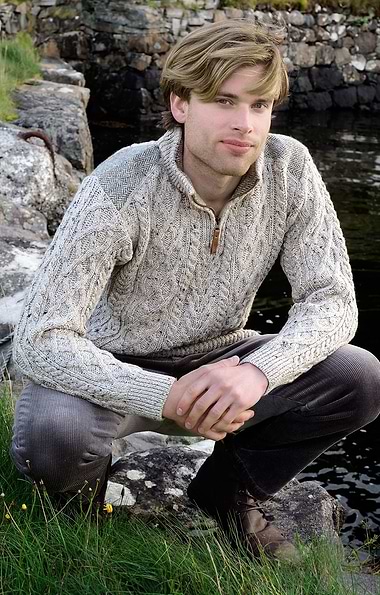 Men's Curracloe T-Zip Sweater