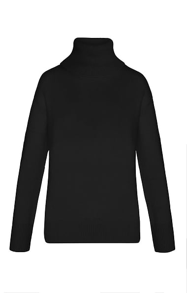 Ladies Cashmere Luxury Roll Neck