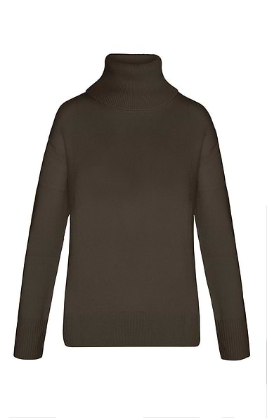 Ladies Cashmere Luxury Roll Neck