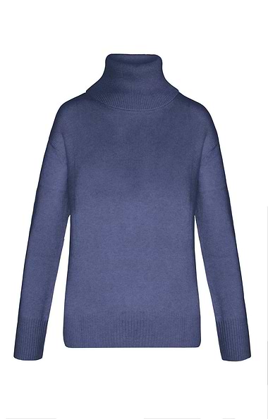Ladies Cashmere Luxury Roll Neck