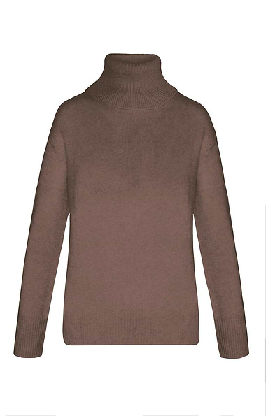 Ladies Cashmere Luxury Roll Neck