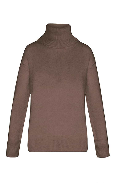 Ladies Cashmere Luxury Roll Neck