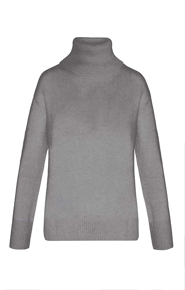 Ladies Cashmere Luxury Roll Neck