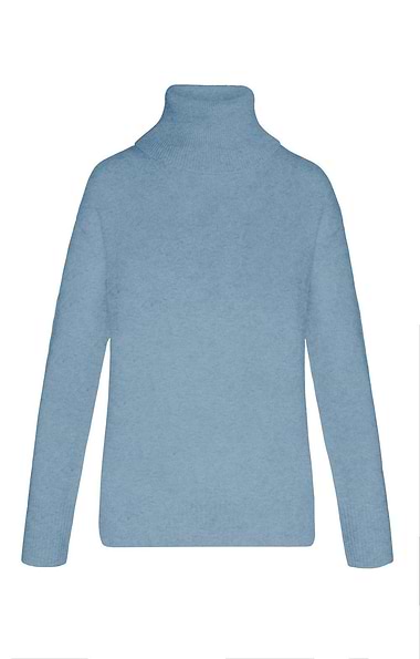 Ladies Cashmere Luxury Roll Neck