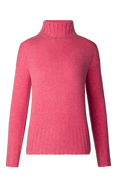 Ladies Cashmere Turtle Rib
