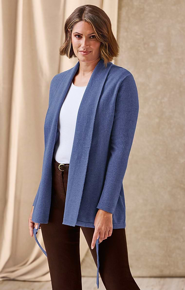 Ladies Cashmere Wrap Cardigan