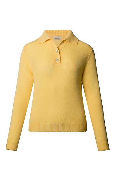 Ladies Cashmere Shirt Neck