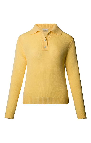 Ladies Cashmere Shirt Neck
