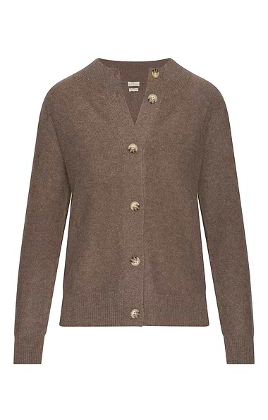 Ladies Cashmere Modern Cardigan