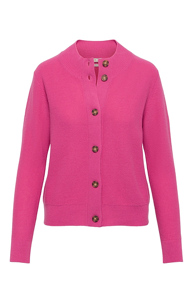 Ladies Cashmere Modern Cardigan