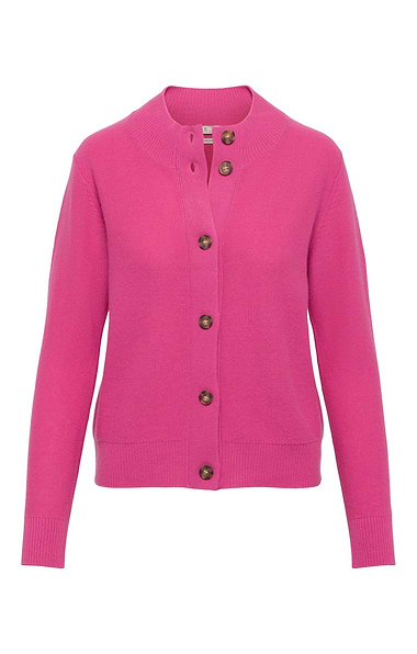 Ladies Cashmere Modern Cardigan