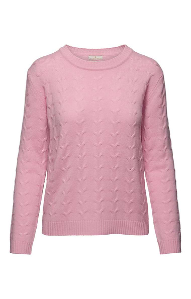 Ladies House of Bruar Cashmere Crew Neck Jumper