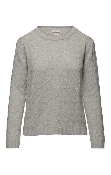 Ladies House of Bruar Cashmere Crew Neck Jumper