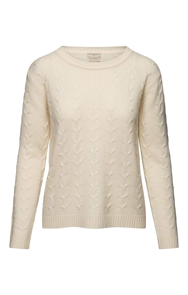 Ladies House of Bruar Cashmere Crew Neck Jumper