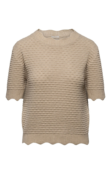 Ladies House of Bruar Cashmere Short Sleeve Jumper