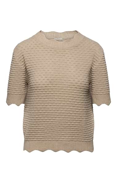 Ladies House of Bruar Cashmere Short Sleeve Jumper