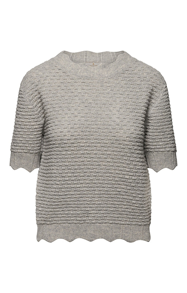 Ladies House of Bruar Cashmere Short Sleeve Jumper