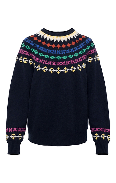Ladies House of Bruar Cashmere Fairisle Sweater