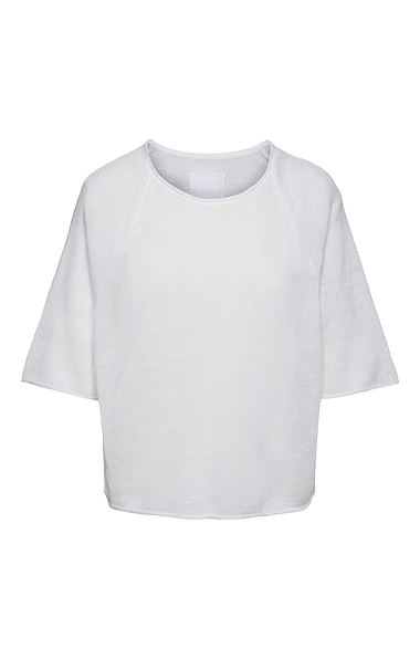 Ladies Oui Linen Knit Sweater