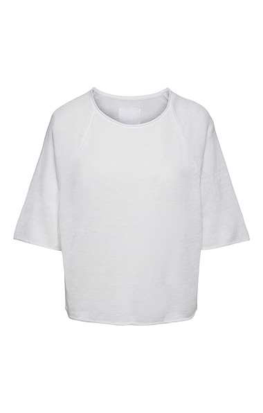 Ladies Oui Linen Knit Sweater