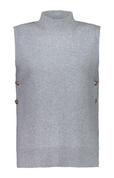 Ladies Button Side Knitted Tank