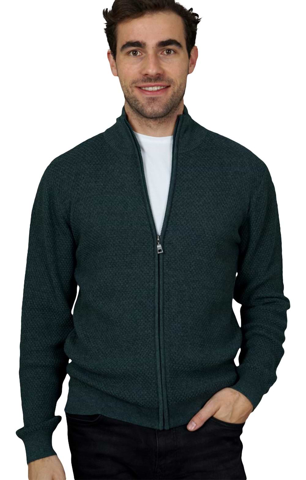 Mens Zip Cardigan House of Bruar