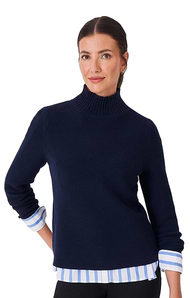 Ladies Crew Clothing Harmony Merino-Rich Funnel Jumper