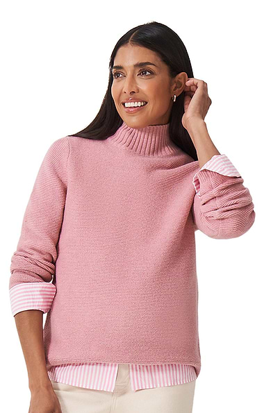 Ladies Crew Clothing Harmony Merino-Rich Funnel Jumper