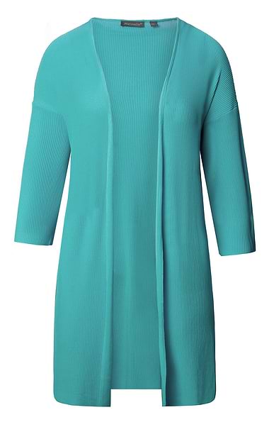 Ladies Long Edge to Edge Knitted Cardigan