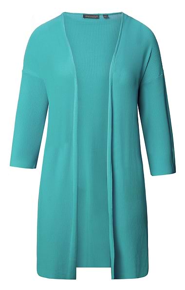 Ladies Long Edge to Edge Knitted Cardigan