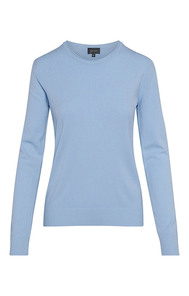Ladies Long Sleeve Knitted Crew Pullover
