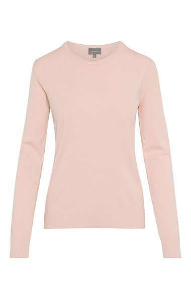 Ladies Long Sleeve Knitted Crew Pullover
