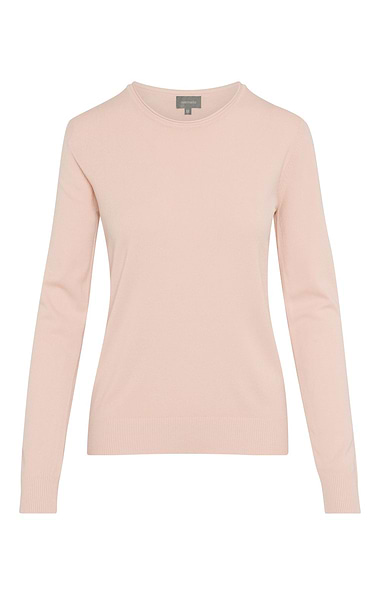 Ladies Long Sleeve Knitted Crew Pullover
