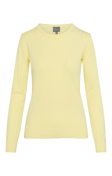 Ladies Long Sleeve Knitted Crew Pullover