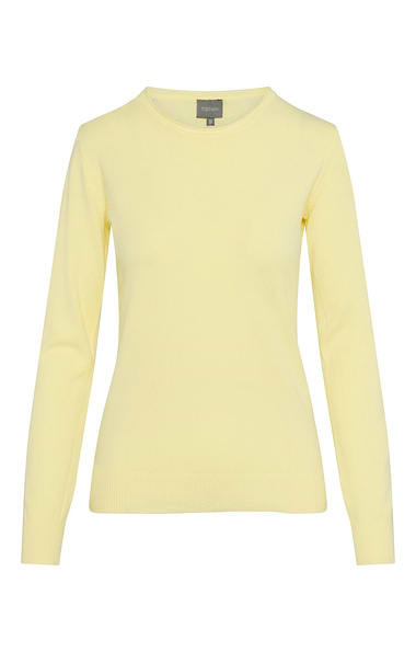 Ladies Long Sleeve Knitted Crew Pullover